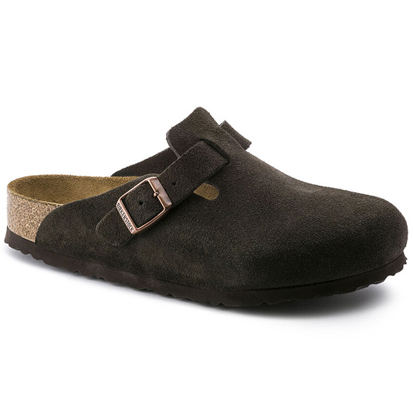 Birkenstock Boston Suede Soft Footbed