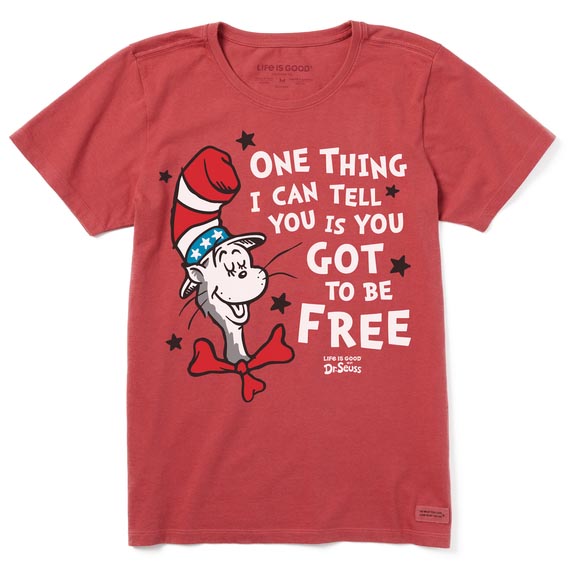 Life is Good Women's Cat Got to be Free S/S Tee
