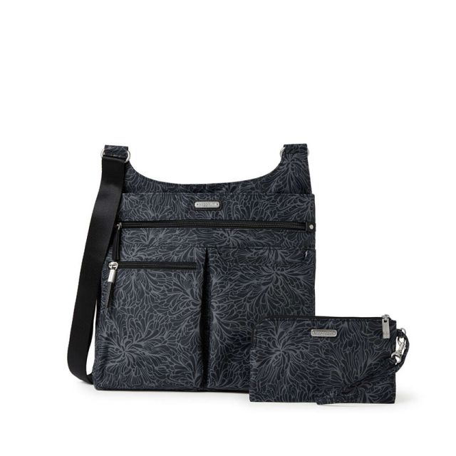 Baggallini On Track Zip Crossbody w/ RFID Phone Wristlet