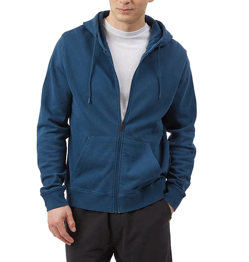 TenTree Men's Organic French Terry Full Zip Hoodie