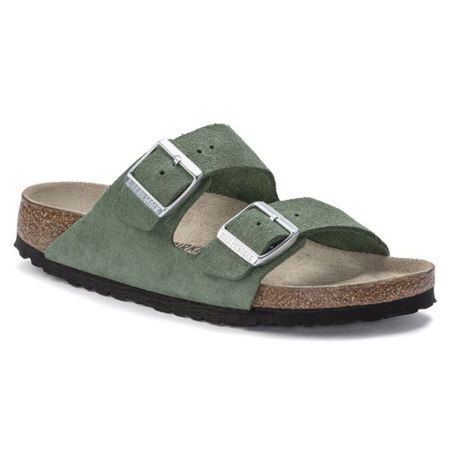 Birkenstock Arizona Suede Sandal (Narrow)