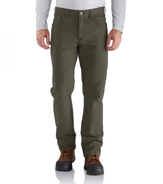 Carhartt Men's Rugged Flex&reg; Relaxed Fit 5 Pocket Canvas Work Pant