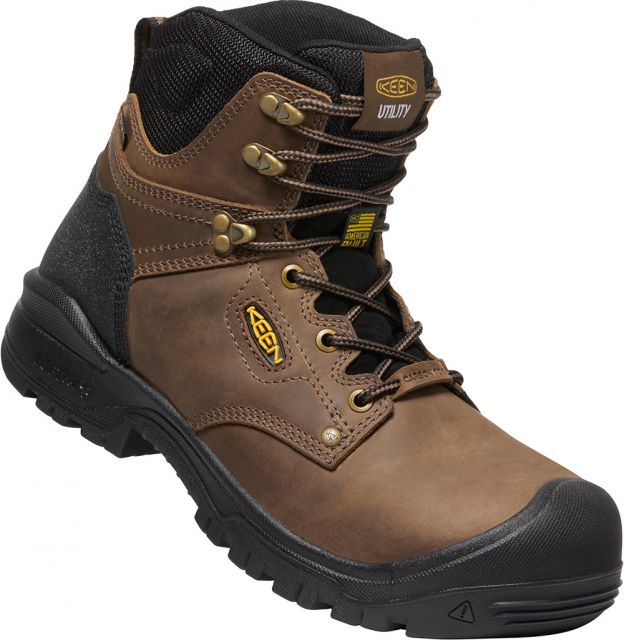 Keen Men's Independence 6" Waterproof Boot - Carbon Fiber Toe