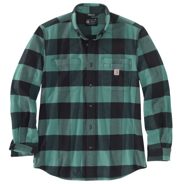 Carhartt Men's Rugged Flex&reg; Midweight Plaid Flannel Shirt