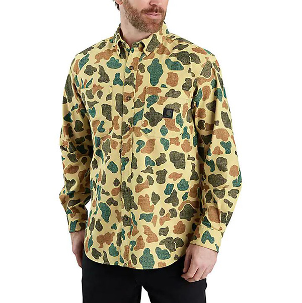 Carhartt Men's Rugged Flex&reg; Midweight Camo Flannel Shirt