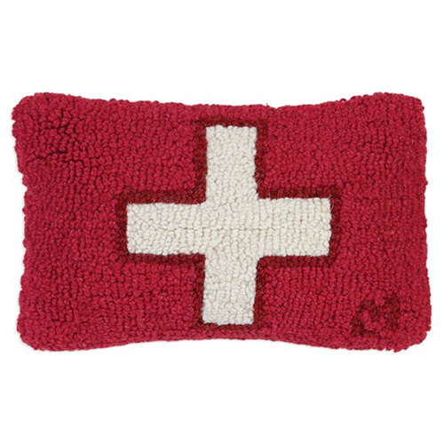 Chander 4 Corners Ski Patrol 8 x 12 Pillow