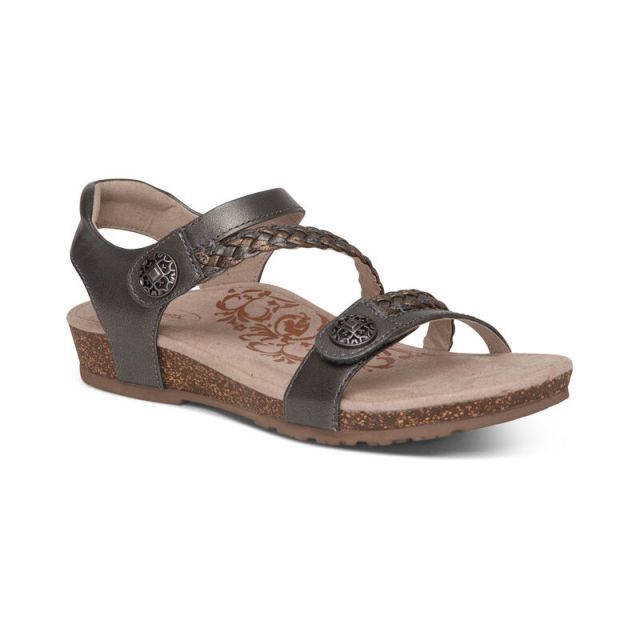 Aetrex Women's Jillian Braided Strap Sandal