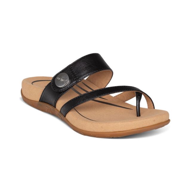 Aetrex Women's Izzy Adjustable Slide Sandal