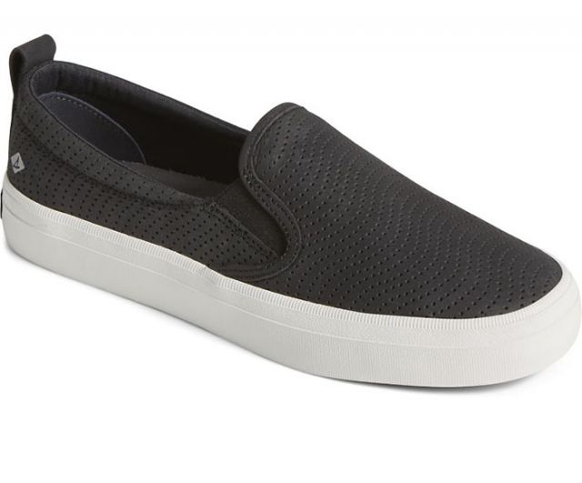 Sperry Women's Crest Twin Gore Leather Perforated Shoe