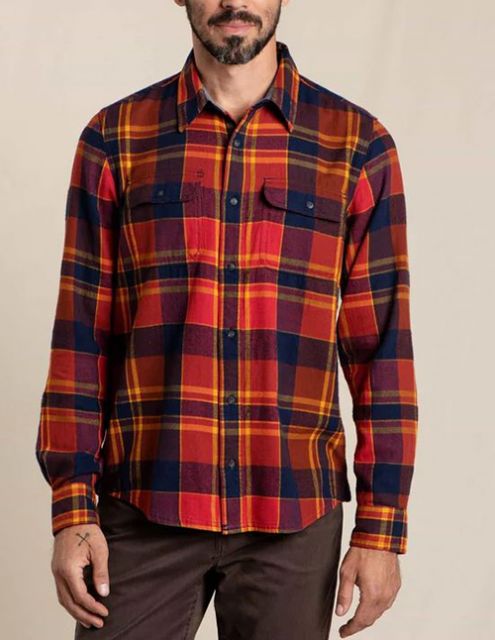 Toad&Co Men's Indigo Flannel Shirt