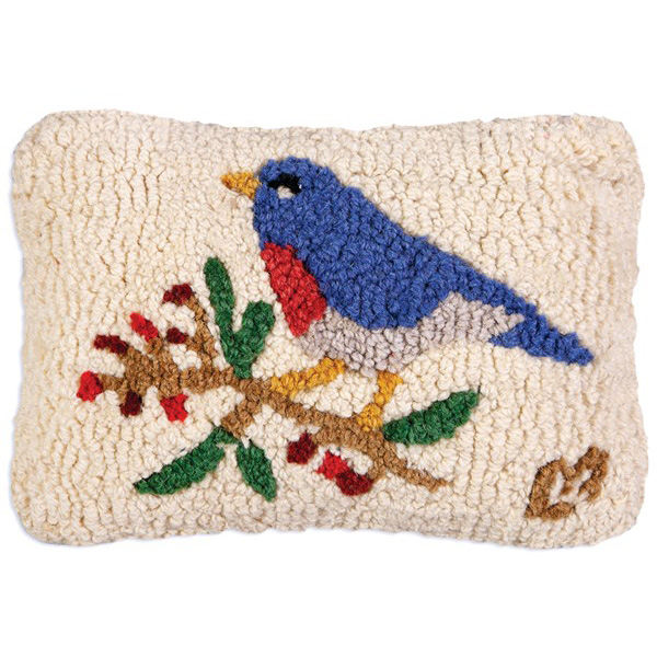 Chandler 4 Corners Bluebird & Berries 8 x 12 Pillow