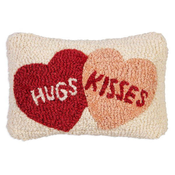 Chandler 4 Corners Hugs & Kisses Hearts 8 x 12 Pillow