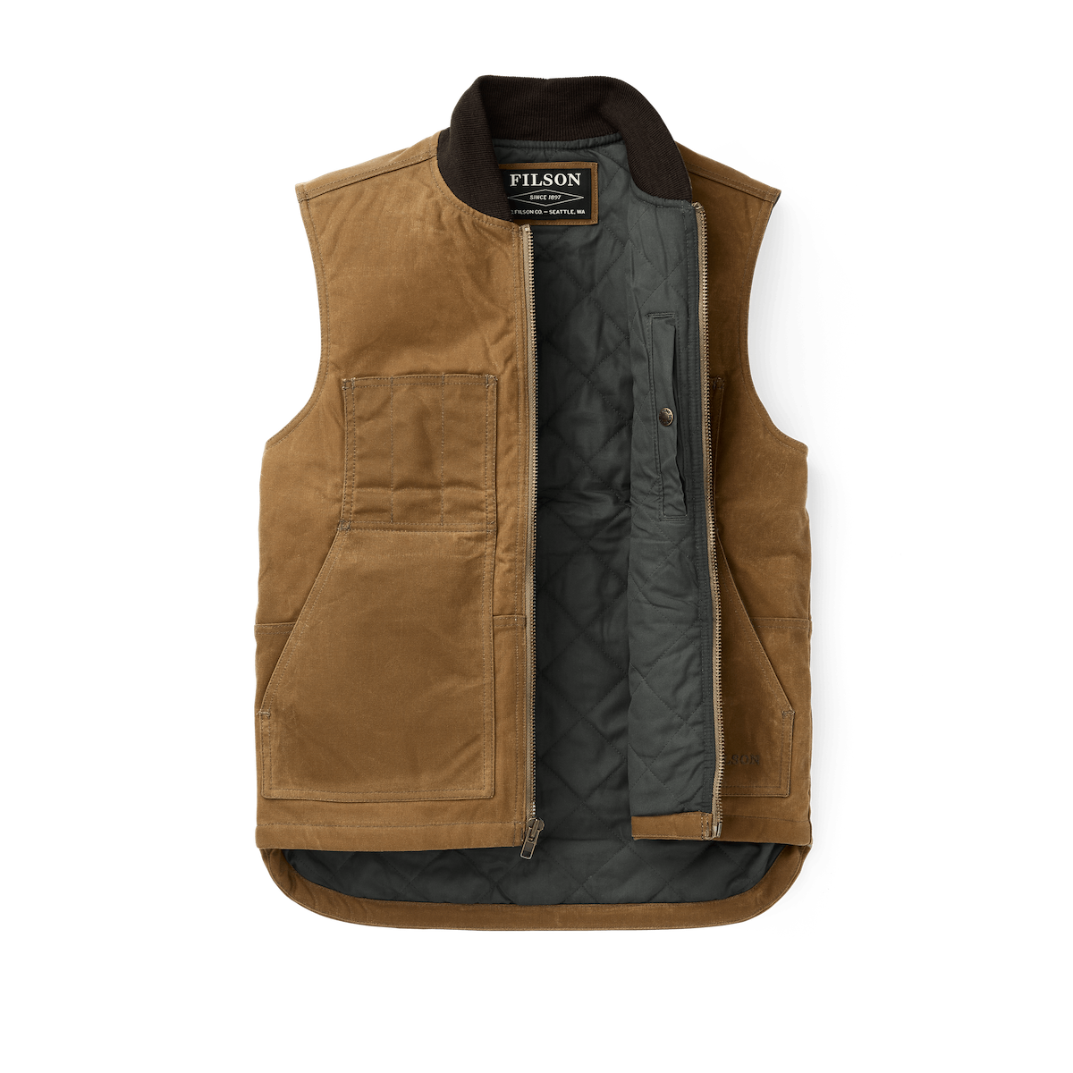 Filson Men's Tin Cloth Insulated Work Vest