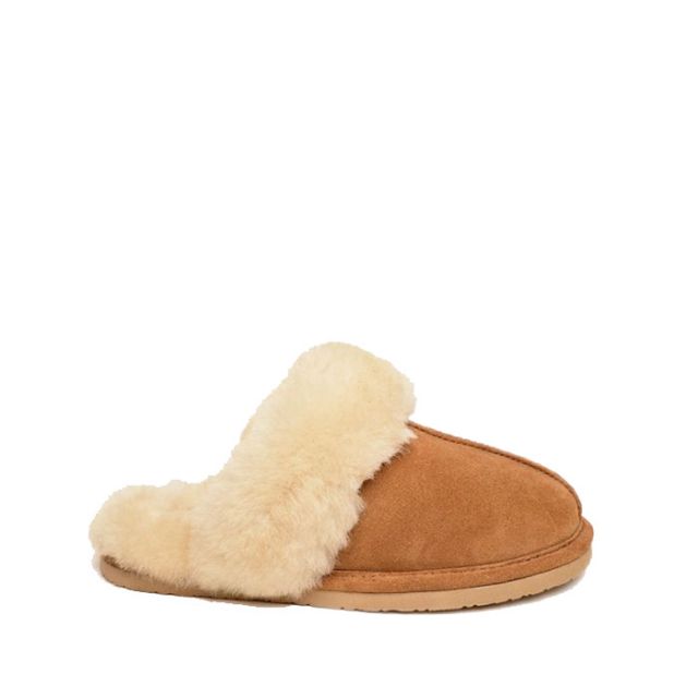 Minnetonka Women's Sheepskin Slide