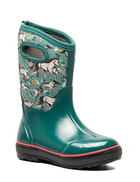 Bogs Kids' Classic II Unicorn Insulated Rainboot