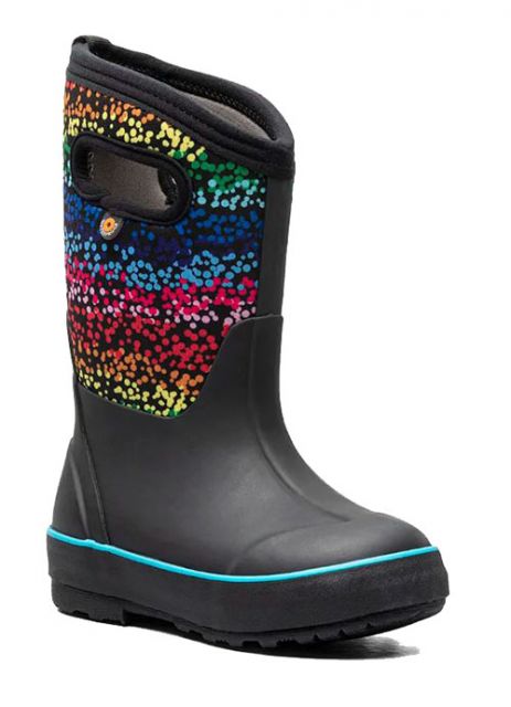 Bogs Kids' Classic II Rainbow Insulated Boots