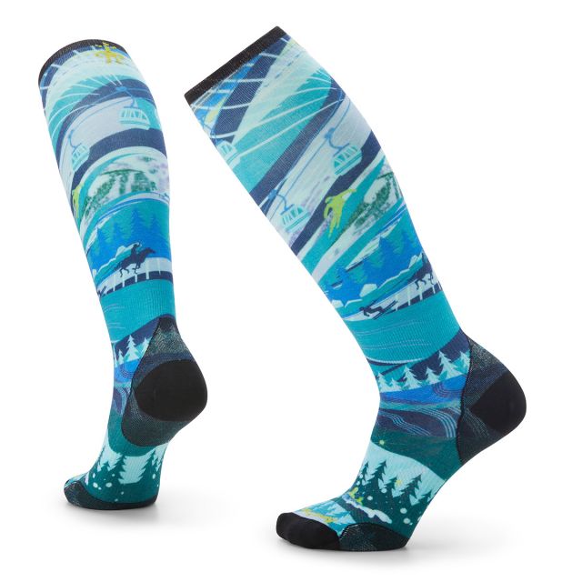 Smartwool Women's OTC Skication Print Ski Socks