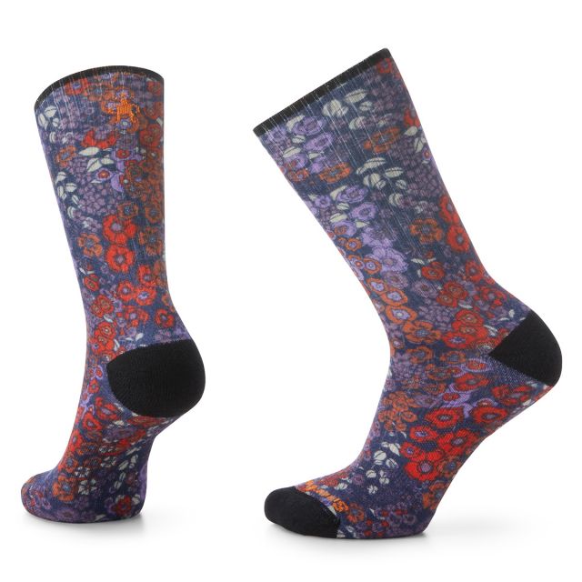 Smartwool Women's Athletic Meadow Print Crew Socks