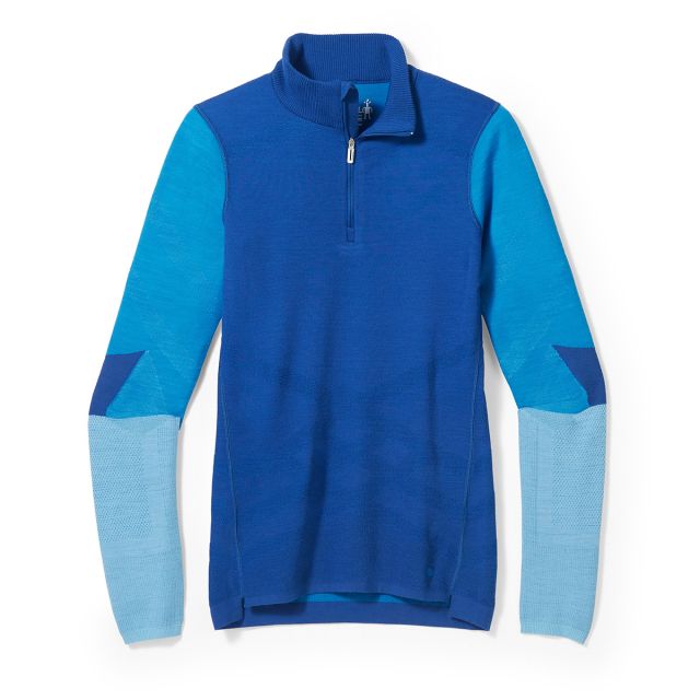 Smartwool Women's Intraknit&trade; Merino 1/4 Zip Colorblock Base Layer