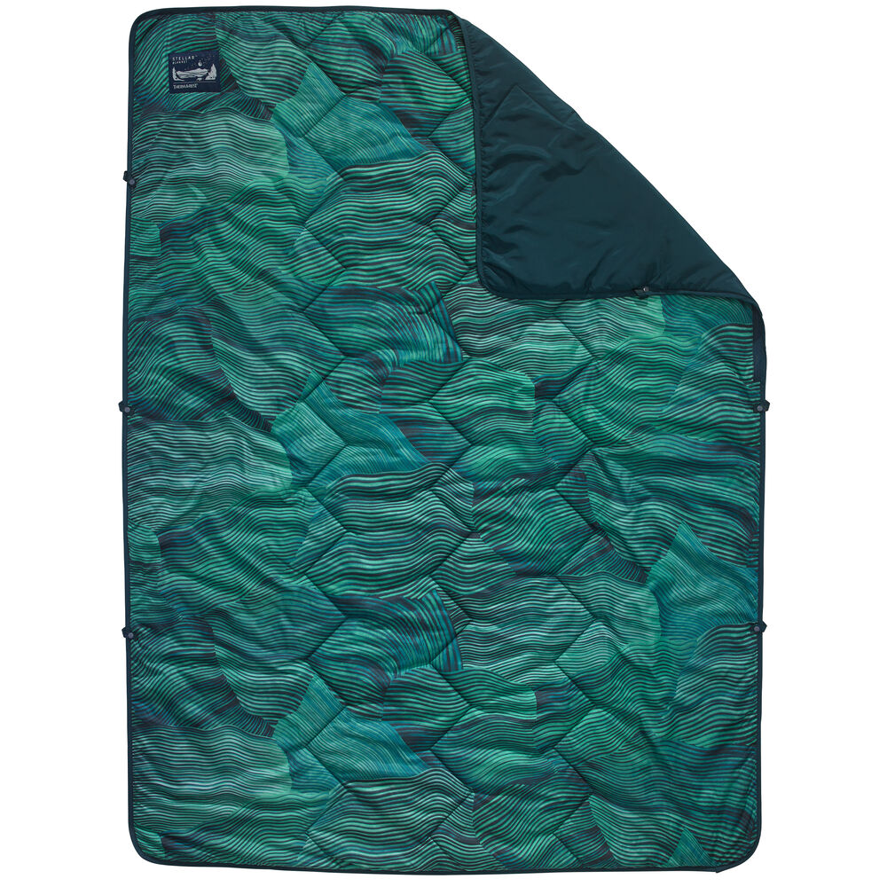 Therm-a-Rest Stellar Blanket Green Wave Print