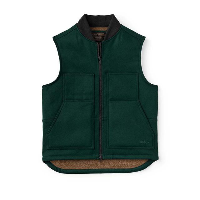 Filson Men's Lined Mackinaw Wool Work Vest