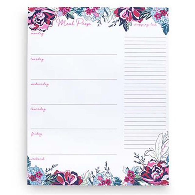 Vera Bradley Meal Planner with Magnet