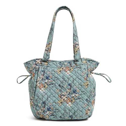 Vera Bradley Glenna Satchel-Sunlit Garden Sage
