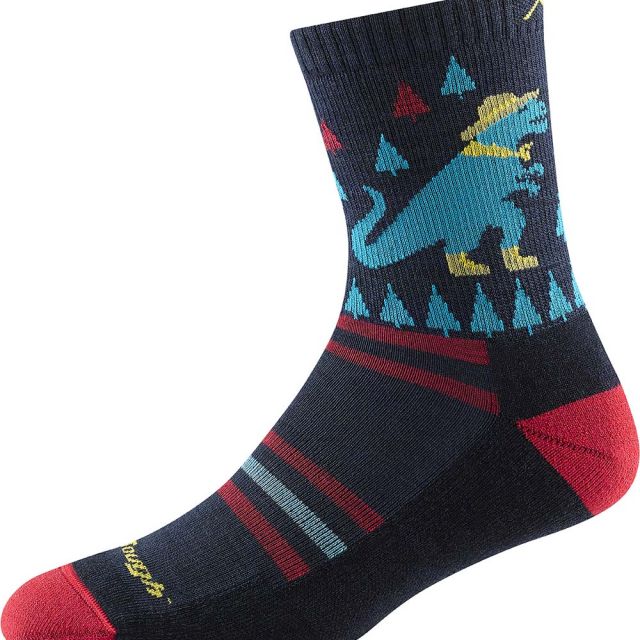 Darn Tough Kids Ty_Ranger-Saurus Micro Crew Lightweight Hiking Sock