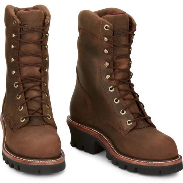 Chippewa Men's Super DNA 9" Waterproof Steel Toe Logger