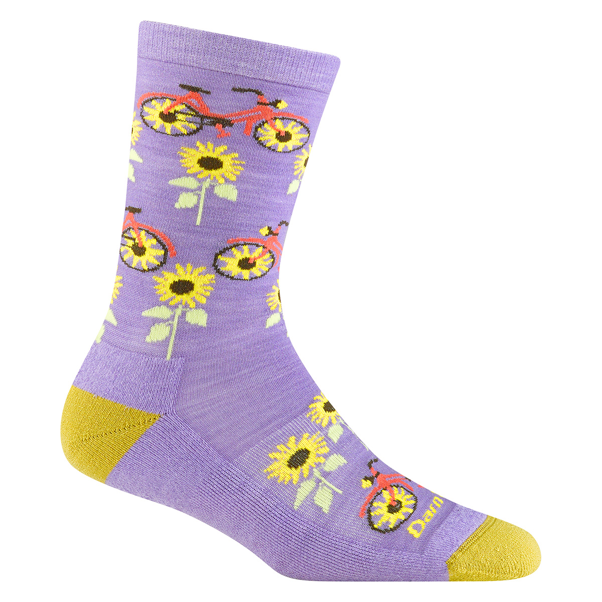 Darn Tough Women's Sun Pedal Crew Lightweight Lifestyle Sock