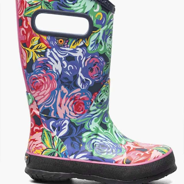 Bogs Kid's Rainboot Rose Garden