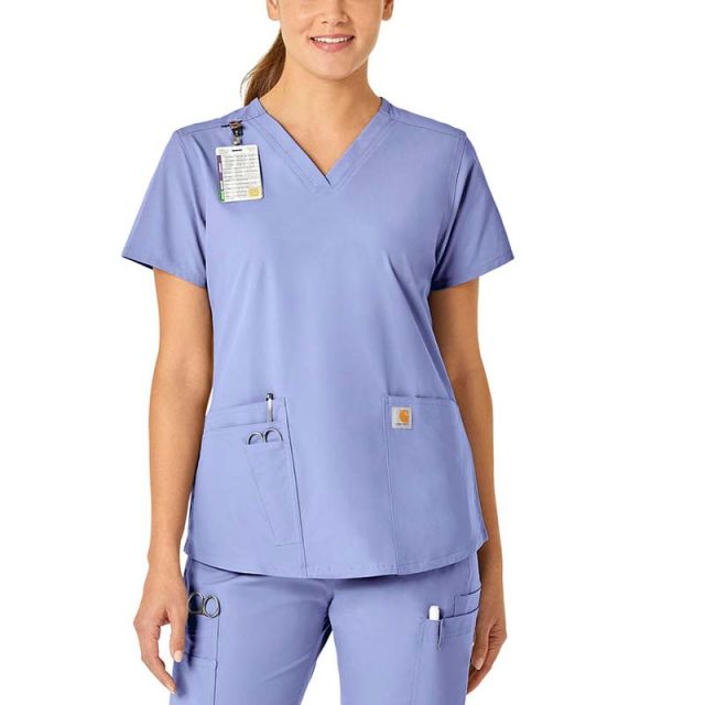 Carhartt Women's Force Essentials V-Neck Scrub Top