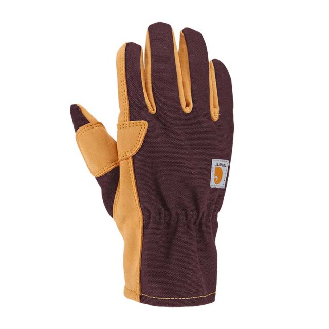 Carhartt Women's Duck/Synthetic Leather Open Cuff Glove