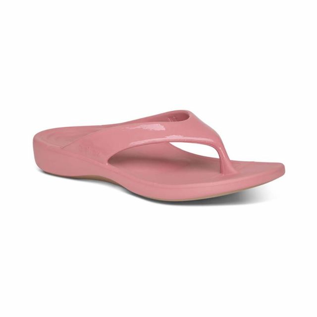 Aetex Women's Maui Orthotic Flips- Rose