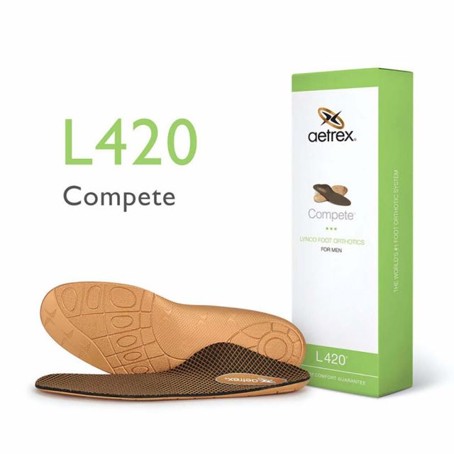 Aetrex Men's Compete Posted Orthotics