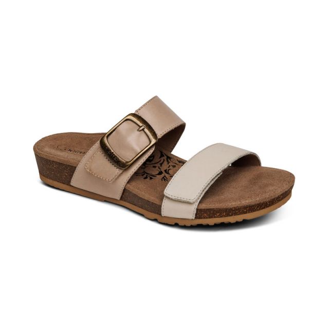 Aetrex Women's Daisy Adjustable Slide