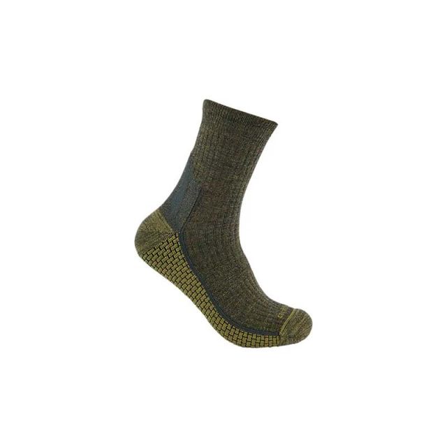 Carhartt Men's Force&reg; Grid Midweight Merino Wool Blend Quarter Sock