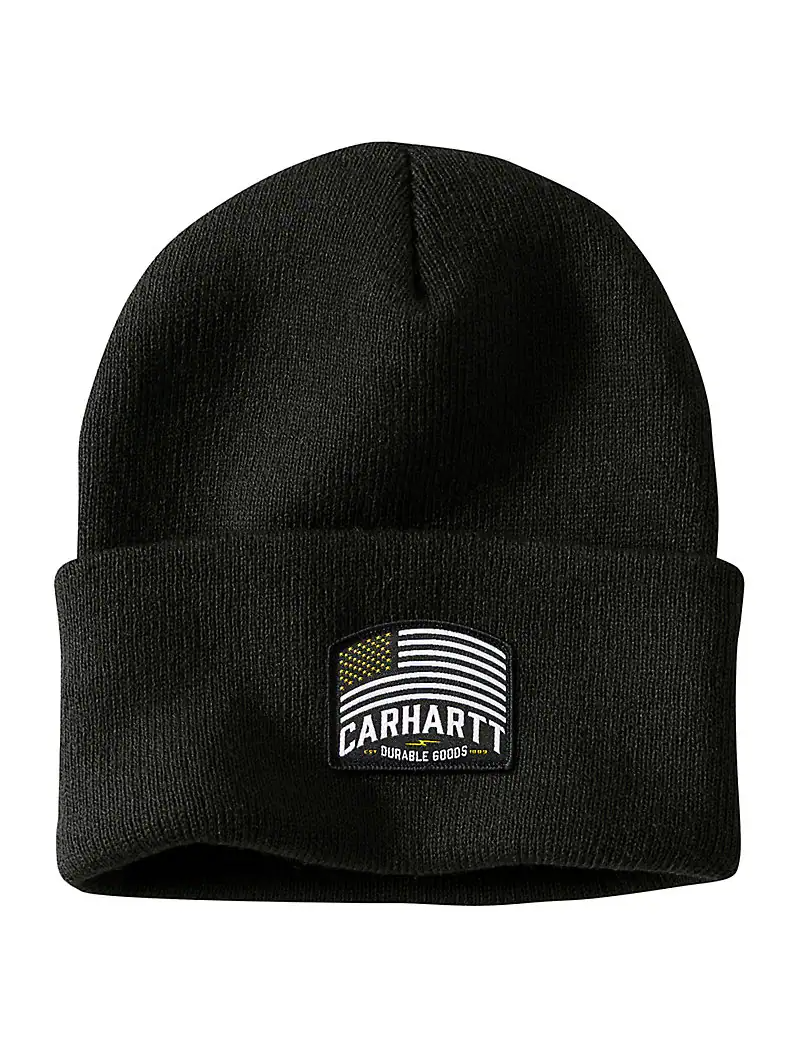 Carhartt Knit Flag Patch Beanie