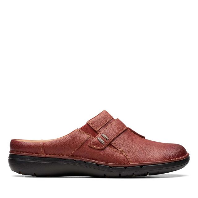 Clarks Women's Un Loop Ease - Chestnut Leather