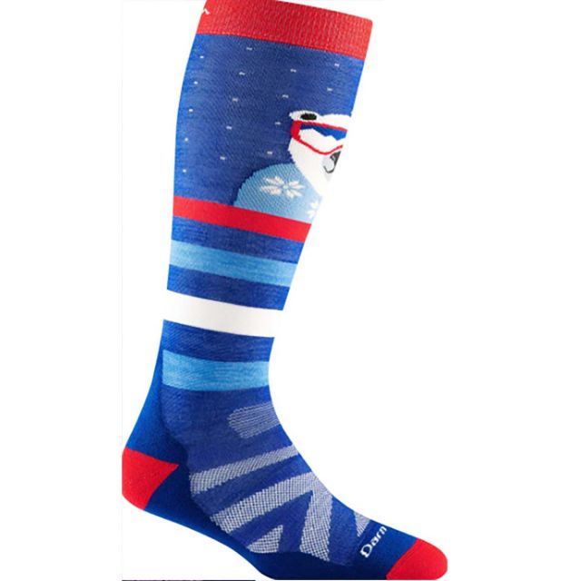 Darn Tough Kids' Polar Patroller Over-the-Calf Midweight Ski & Snowboard Sock