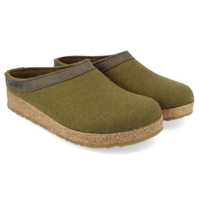 Haflinger GZL46 Leather Trim Clog