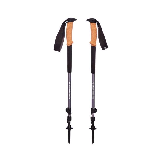 Black Diamond Trail Cork Trekking Poles -Granite