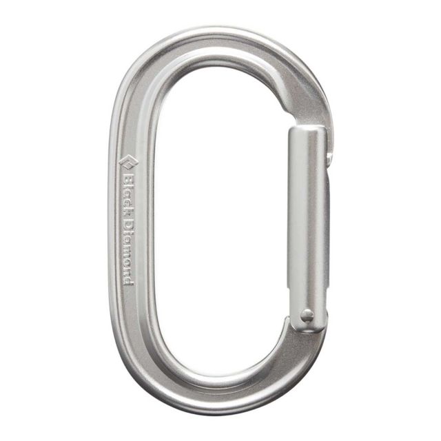 Black Diamond Oval Keylock Carabiner _ Polished