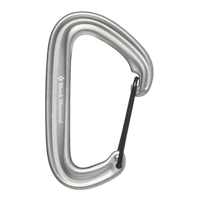 Black Diamond Litewire Carabiner -Gray