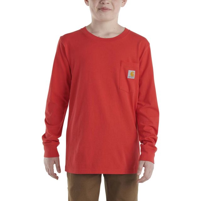 Carhartt Kids' Long Sleeve Tractor Pocket T-Shirt
