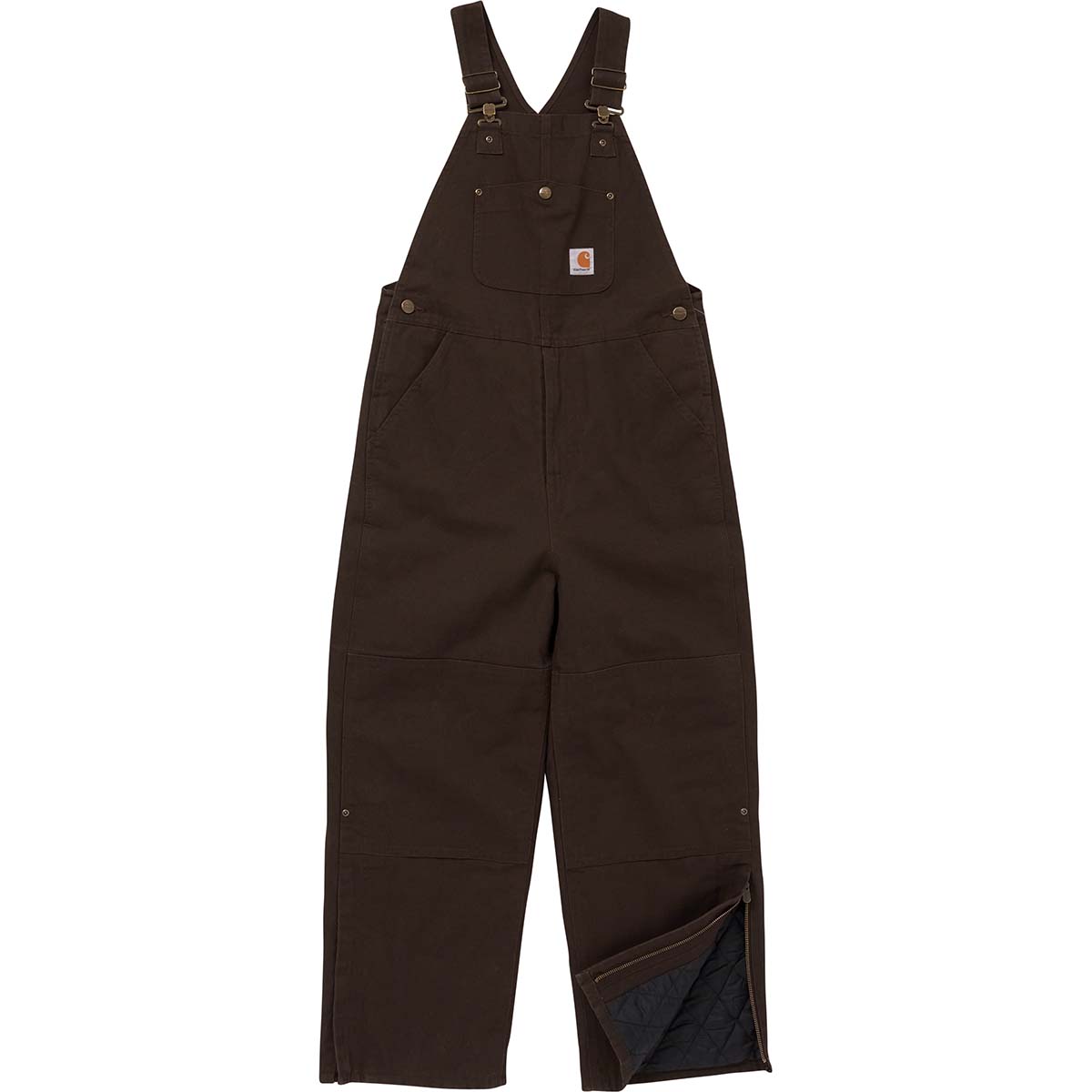 Carhartt Boy's Loose Fit Canvas Insulated Bib Overall