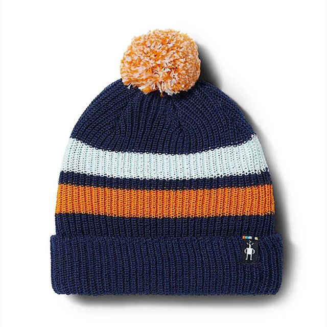 Smartwool Kids' Stripe Pom Beanie