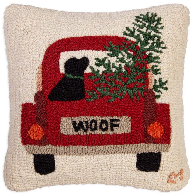 Chandler 4 Corners Tree Truck Lab - 18 X 18 Pillow