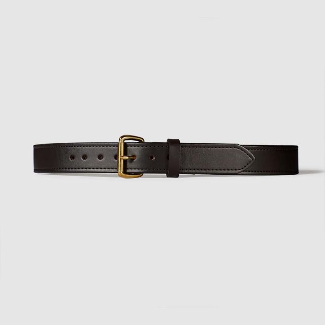 Filson Men's 1.5" Bridle Leather Double Belt