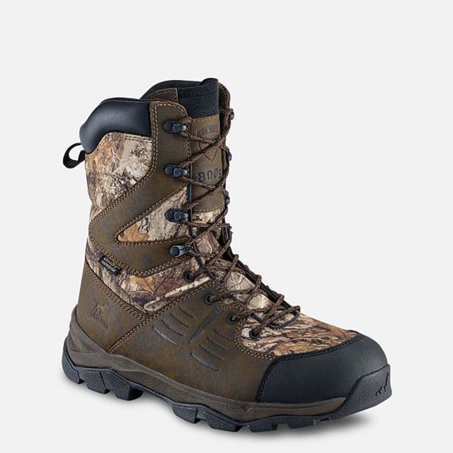 Irish Setters Men's Terrain 10" WP leather Insulated Realtree&reg; Camo Boot